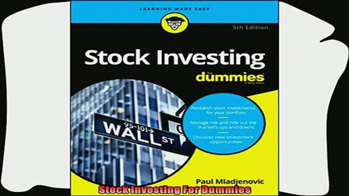 there is  Stock Investing For Dummies