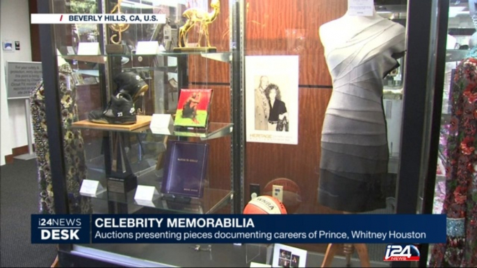 06/23: Celebrity memorabilia: auctions presenting pieces documenting careers of Prince, Whitney Houston