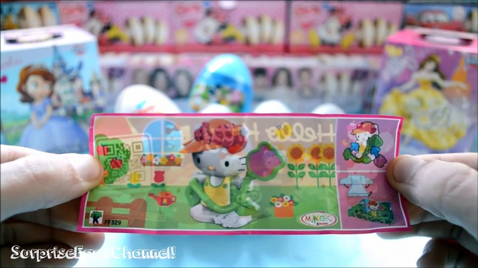 9 Surprise Eggs Kinder Joy Kinder Surprise Disney Princess Frozen Peppa Pig   SEUT #152