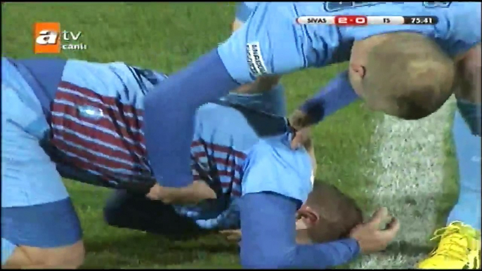 Erman Kılıç - Sivasspor 2 - 1 Trabzonspor.. (GOL) 17.04.2013