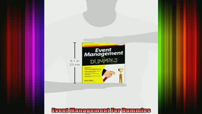 READ book  Event Management For Dummies Full EBook