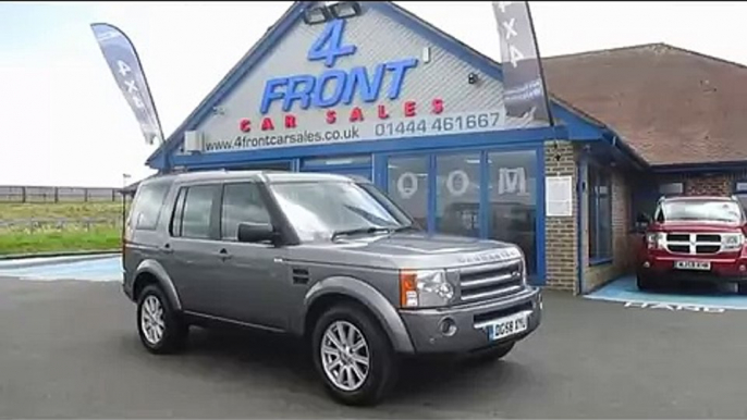 FOR SALE 2008 (58) LAND ROVER DISCOVERY 3 2.7 TDV6 SE DIESEL AUTO 7 SEATER 5 DOOR 4X4