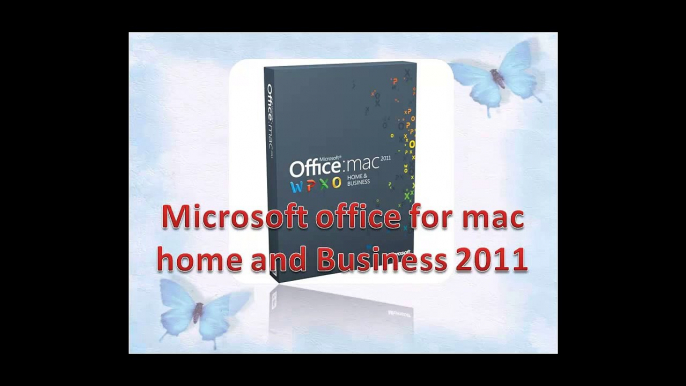 Microsoft Office for Mac Home and Business 2011 - 1 Pack