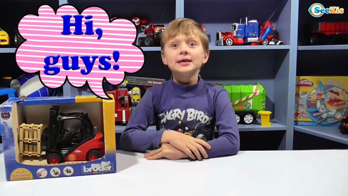 Construction Vehicles toys videos for kids Bruder Loader – unboxing cars toys. Cars Toys Review