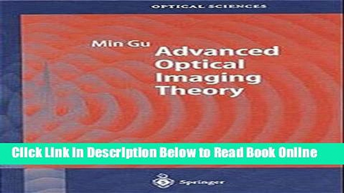 Read Advanced Optical Imaging Theory (Springer Series in Optical Sciences)  PDF Online