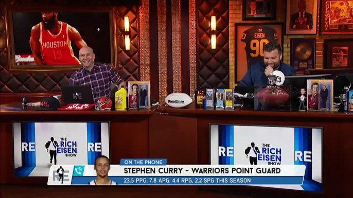 Stephen Curry Says He'd Like to Play for The Carolina Panthers 3-17-15