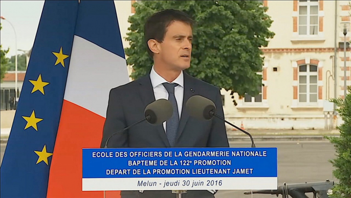 Ecole des officiers de la gendarmerie nationale : discours de Manuel Valls