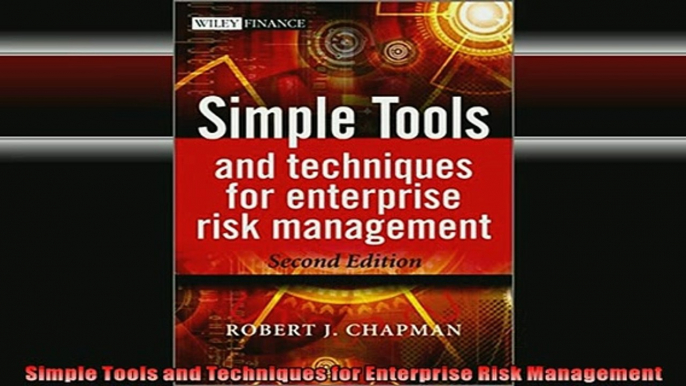 READ FREE FULL EBOOK DOWNLOAD  Simple Tools and Techniques for Enterprise Risk Management Full Ebook Online Free