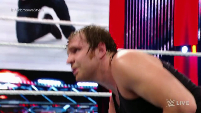 Dean Ambrose vs. AJ Styles: Raw, June 27, 2016