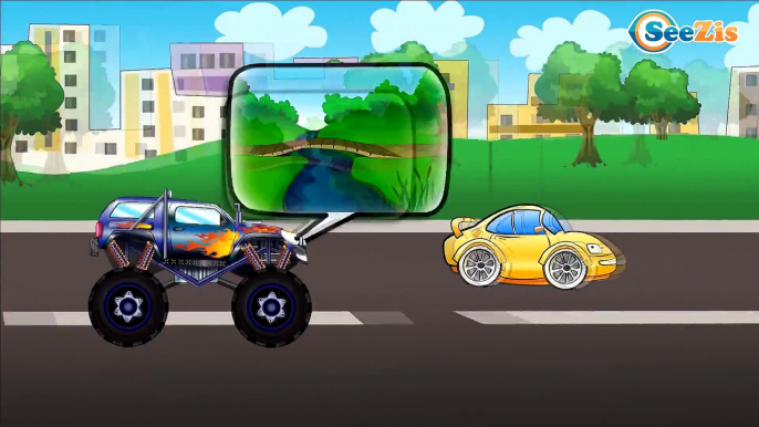 Cars Cartoons for children - Tow Truck with Ambulance. Emergency Vehicles & Trucks Kids Cartoon