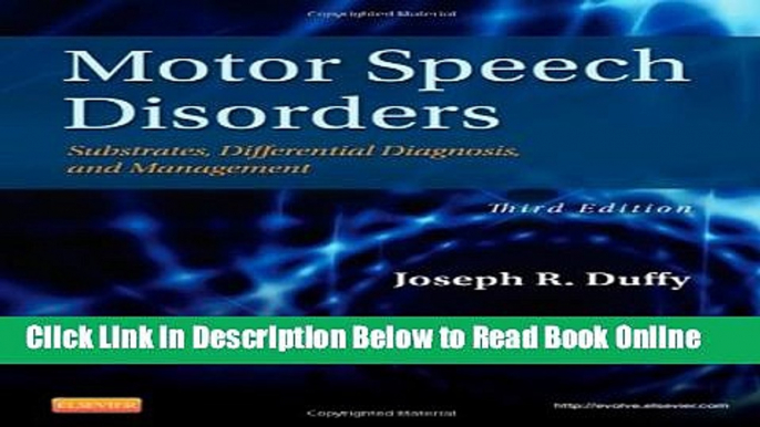 Download Motor Speech Disorders: Substrates, Differential Diagnosis, and Management, 3e  Ebook