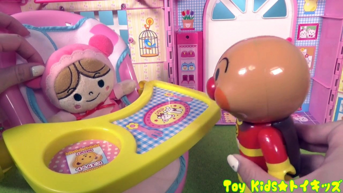 アンパンマン おもちゃアニメ ねんどのハンバーガー❤料理 Toy Kids トイキッズ animation anpanman