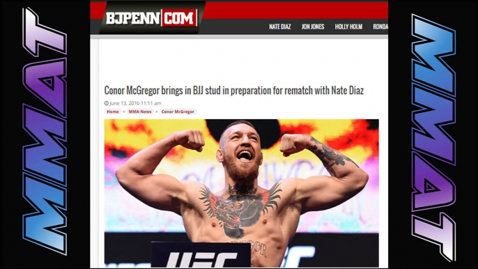 Conor McGregor Update: Training with BJJ expert Dillon Danis for Nate Diaz Rematch UFC 202