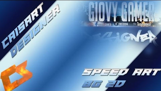 Speed art GIOVY GAMER (BG 2D CaisArts Designer)