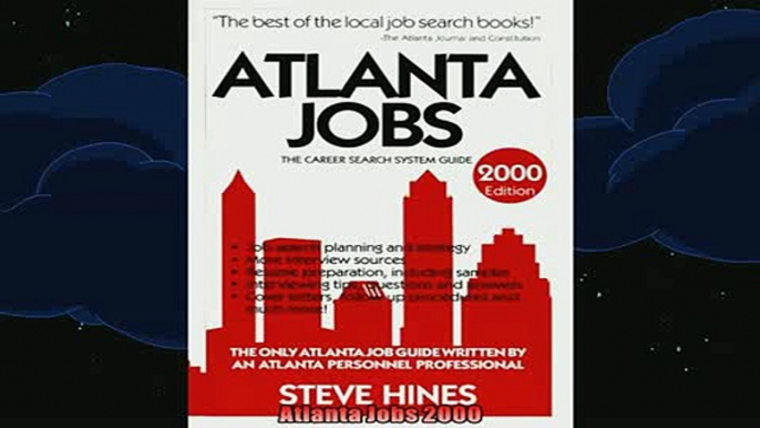 DOWNLOAD FREE Ebooks  Atlanta Jobs 2000 Full Free