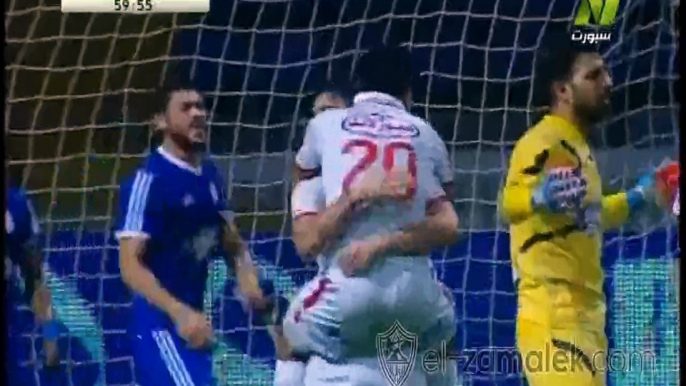 هدف الزمالك الاول|باسم مرسى|الزمالك 1-0 سموحه | الدورى المصرى الممتاز 2015/2016| الاسبوع الثالث و ثلاثون