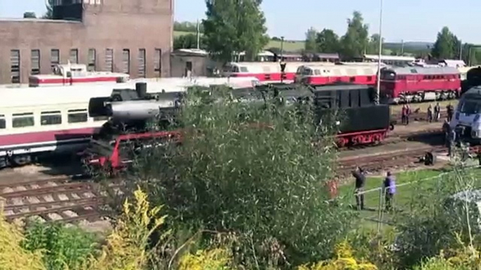 Beim 22,Heizhausfest im Eisenbahnmuseum Chemnitz Hilbersdorf