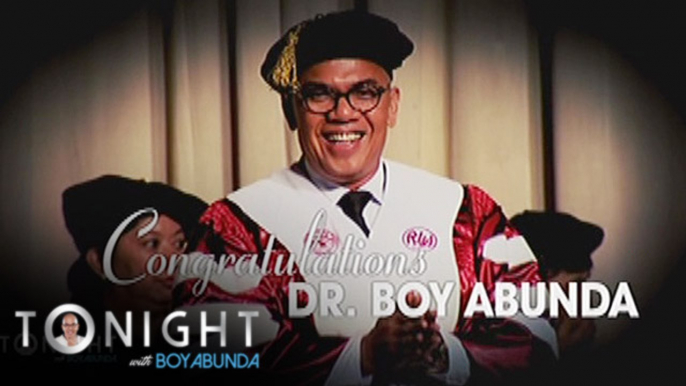 TWBA: Congratulations, Dr. Boy Abunda!