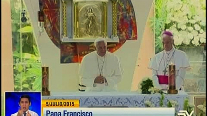Papa Francisco visitó hace 1 año Ecuador