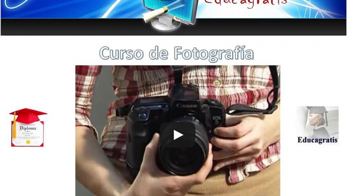 Curso Gratis de Fotografía y la Cámara Fotográfica.