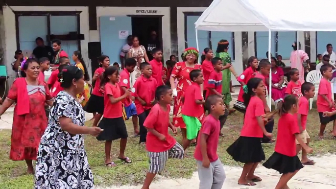 Jabwan Elementary School Students Performing, October 28, 2014