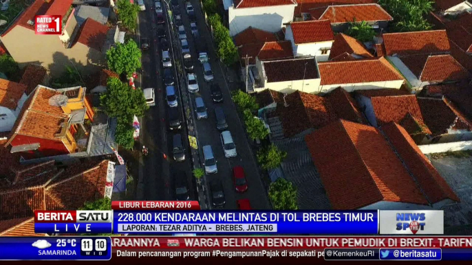 Kondisi Lalu Lintas Tol Pejagan-Brebes Timur Kondusif