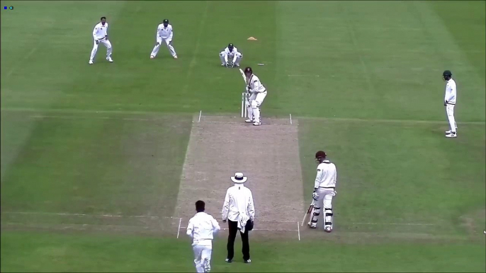 Mohammad amir 2 wickets against Sommerset 2016