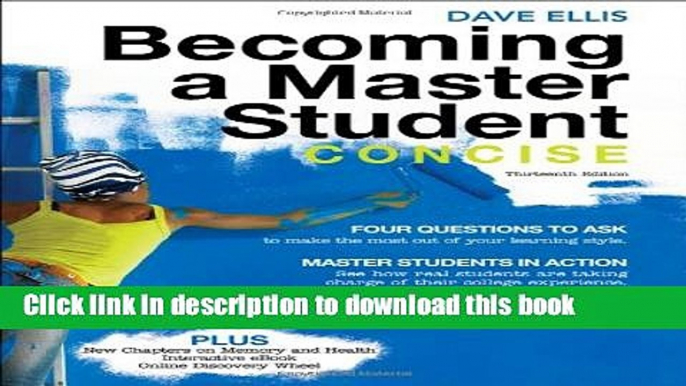 Download Becoming a Master Student: Concise (Textbook-specific CSFI) E-Book Free