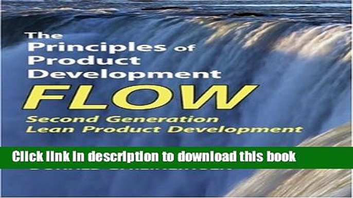 Read The Principles of Product Development Flow: Second Generation Lean Product Development  Ebook