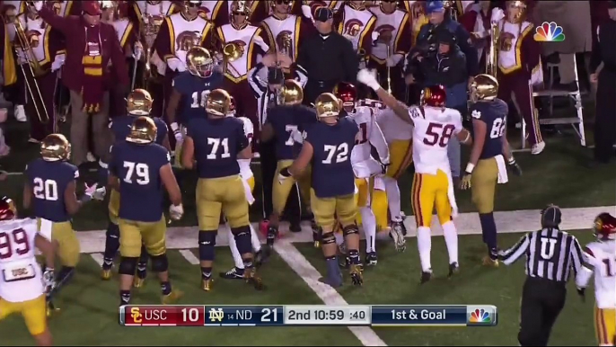 Football: USC 31, Notre Dame 41 - Highlights (10/17/15)