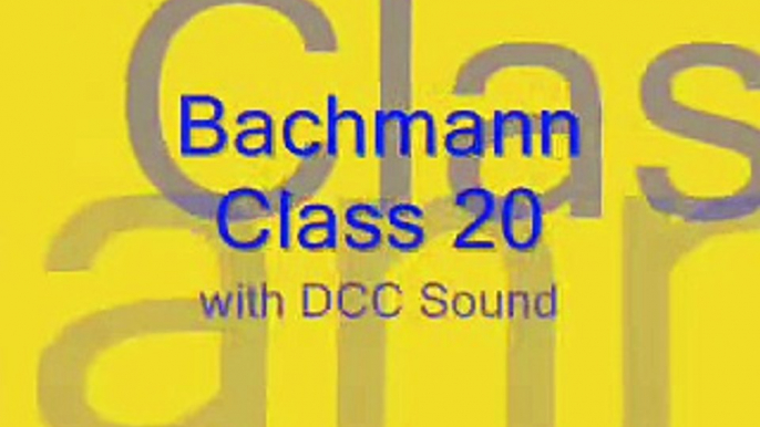 Bachmann Class 20 with DCC Sound