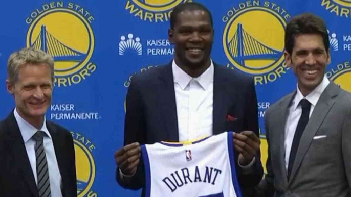 Warriors Introduce Kevin Durant