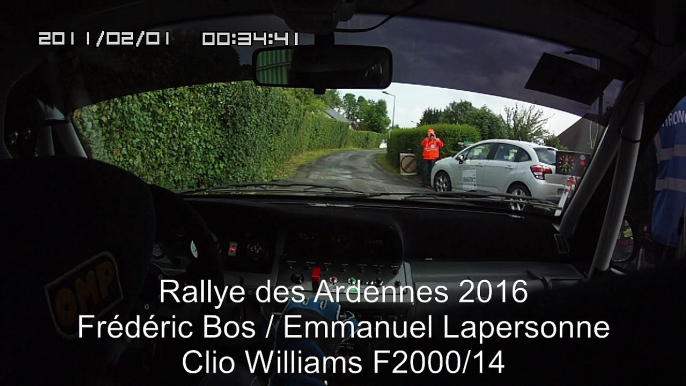 Ecurie La Marjolaine Frédéric Bos / Emmanuel Lapersonne Rallye des Ardennes 2016