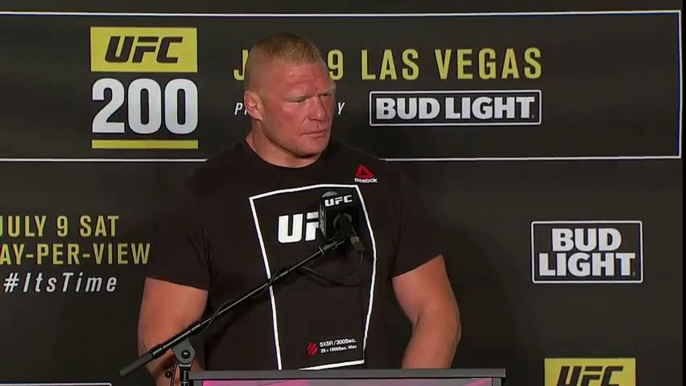 Brock Lesnar UFC 200 Press Conference