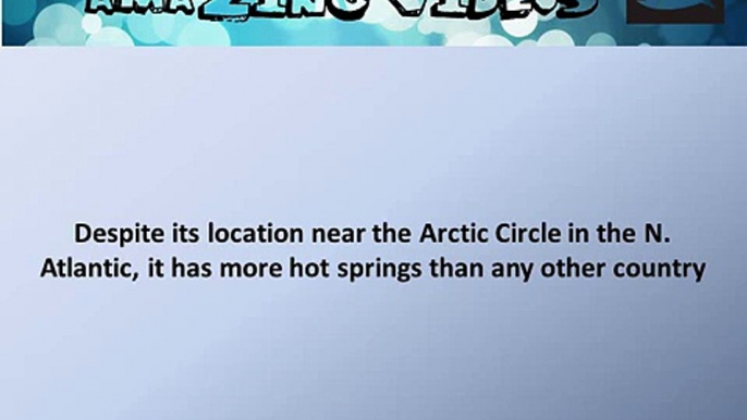 Despite its location near the Arctic Circle in the N. Atlantic, it has more hot # Quiz # Question