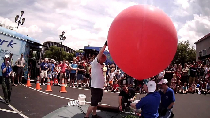 NCnearspace flight NSL-27 from Maker Faire NC