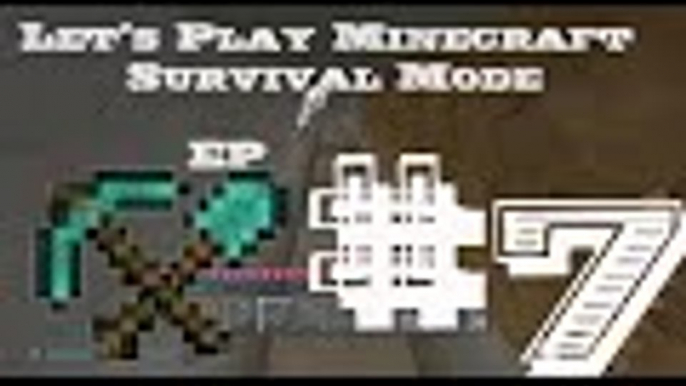 Let's Play Minecraft Survival Mode (Episode 7) -  Creating A Deep Mine For Mining