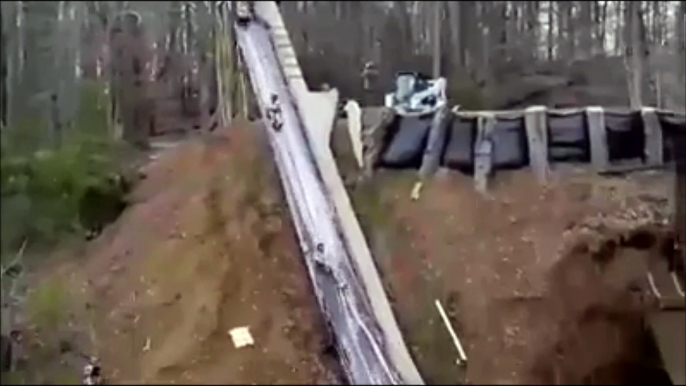 Un toboggan fait maison complètement dingue et super dangereux... WTF