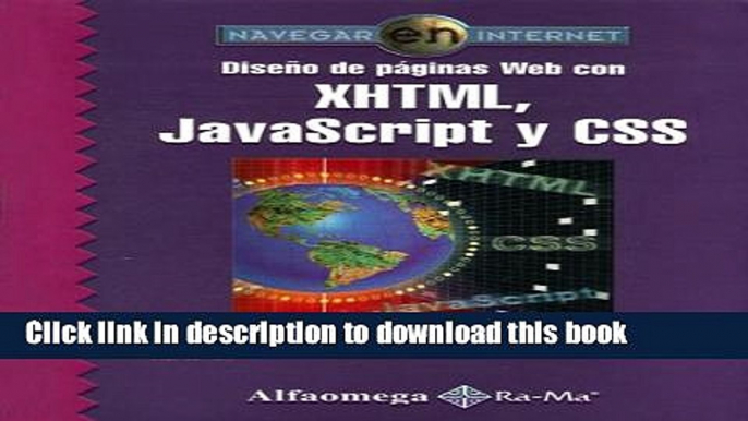 Download Diseo de Paginas Web Con XHTML JavaScript y CSS  Ebook Free