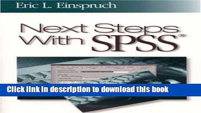 Download Book Next Steps With SPSS Ebook PDF