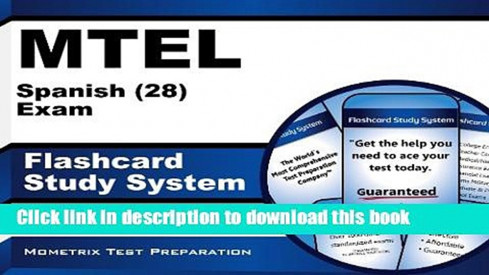 [PDF] MTEL Spanish (28) Exam Flashcard Study System: MTEL Test Practice Questions   Exam Review