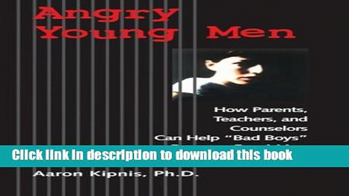 Download Angry Young Men: How Parents, Teachers, and Counselors Can Help "Bad Boys" Become Good