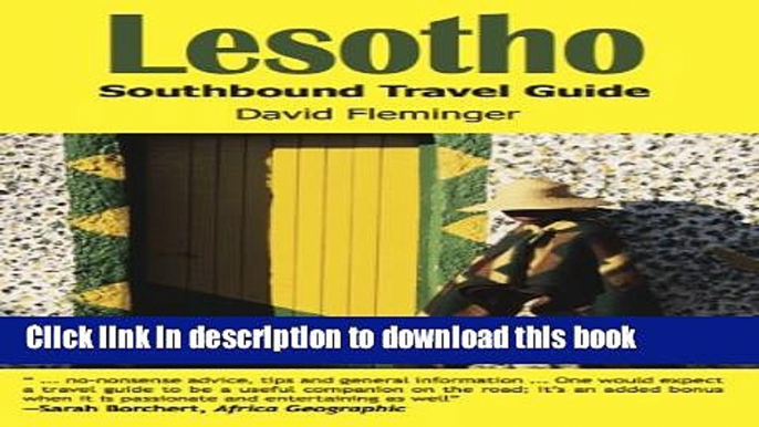 Read Lesotho (Southbound Travel Guides)  Ebook Free