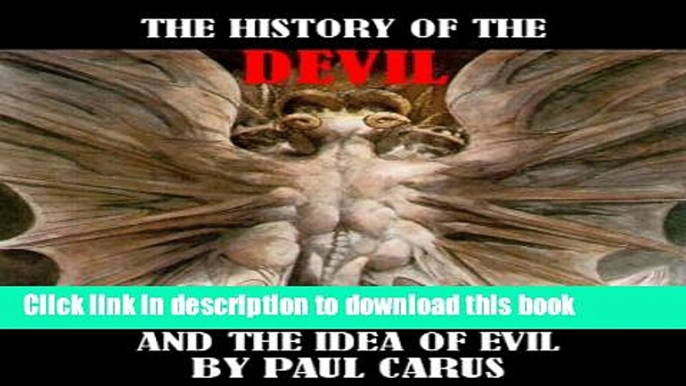 Read The History of the Devil and the Idea of Evil  Ebook Free