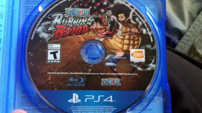 One Piece: Burning Blood PS4 Unboxing and One Piece 3-in-1 Manga