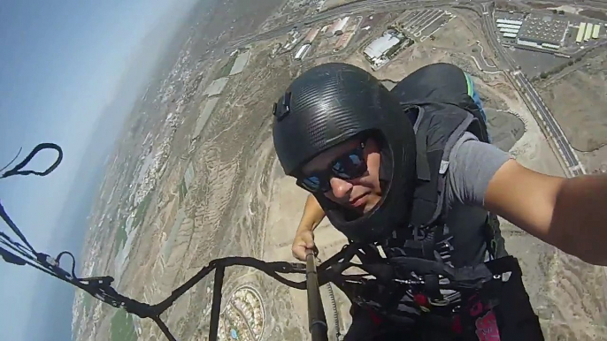 Paragliding Tenerife June 2016 (In the air)