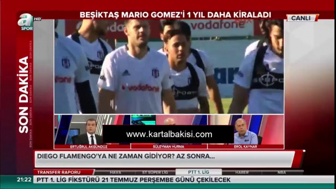 Beşiktaş Mario Gomez'i 1 Yıl Daha Kiraladı