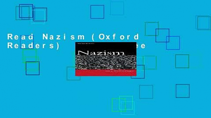 Read Nazism (Oxford Readers)  Ebook Free