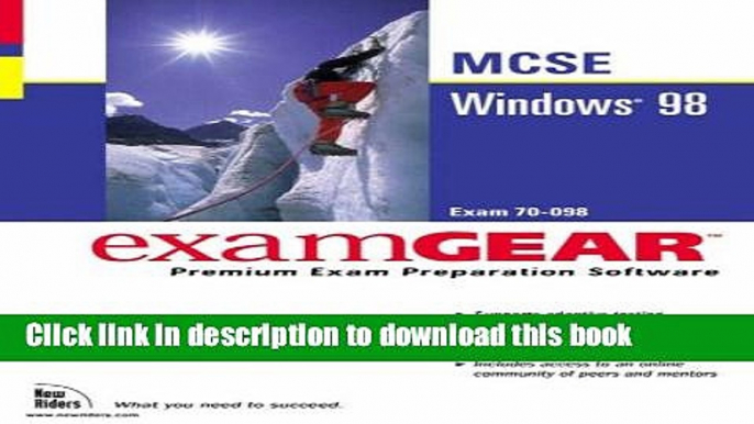 Download McSe Windows 98: Exam 70-098 (Examgear : Premium Exam Preparation Software) PDF Free