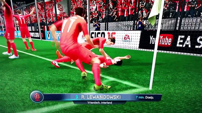 1ste goal Lewandowski (0-1), POL-ZWI (4-8), FIFA16